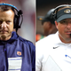 College football coaches Bryan Harsin (Auburn) and Eli Drinkwitz (Missouri) are both on the hot seat
